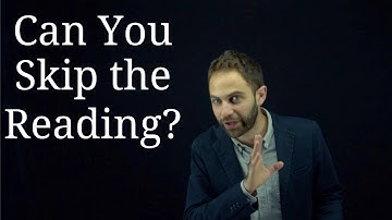 How much of the reading do you have to do in college courses?