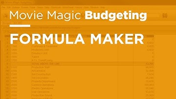 Legacy Movie Magic Budgeting - Formula Maker