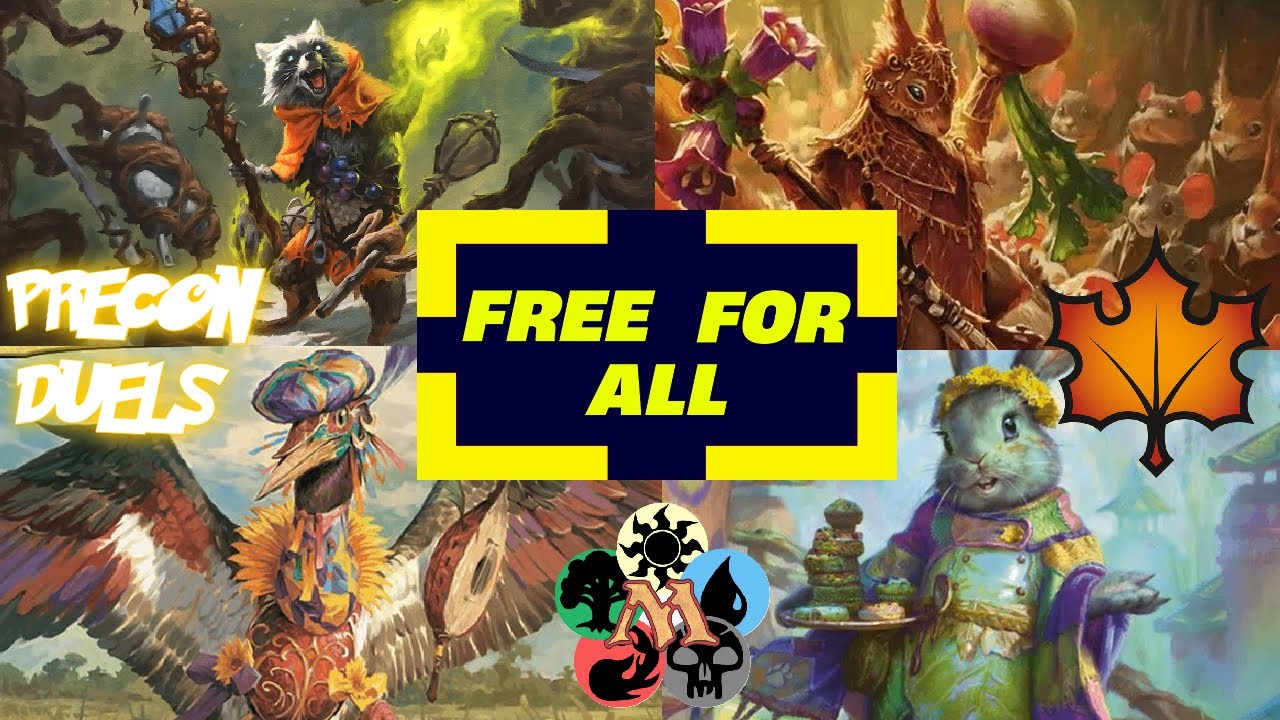 MTG Precon Duels! (Bloomburrow) Hazel vs Bello vs Zinnia vs Ms.Bumbleflower! Ep 8