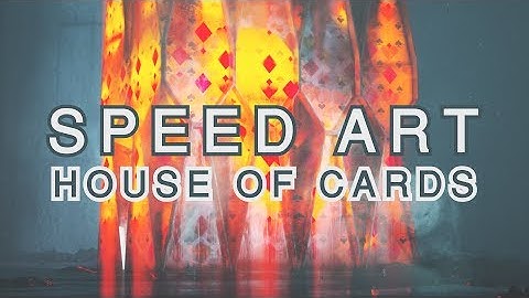 HOUSE OF CARDS - Speed Art 12.08.2017 (Architectural Render with Octane and Cinema4d)