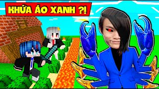 PHONG CẬN THỬ THÁCH 24H XÂY NHÀ AN TOÀN CHỐNG KHỨA ÁO XANH BỌ CẠP KINH DỊ TRONG MINECRAFT