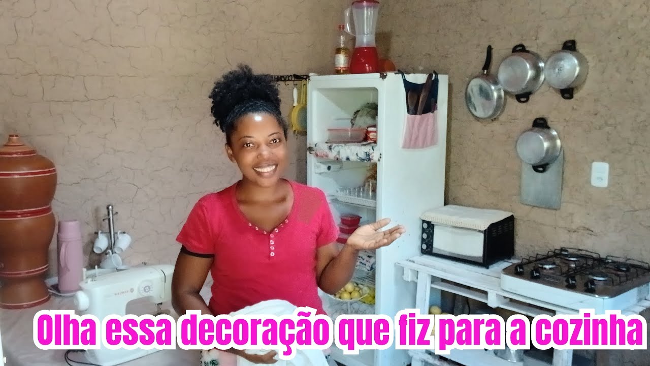 Olha essa decoração simples que fiz para a cozinha: ficou linda