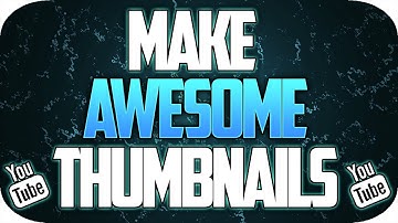 How To Make A Thumbnail For YouTube With Photoshop CS6/CC! (2018)