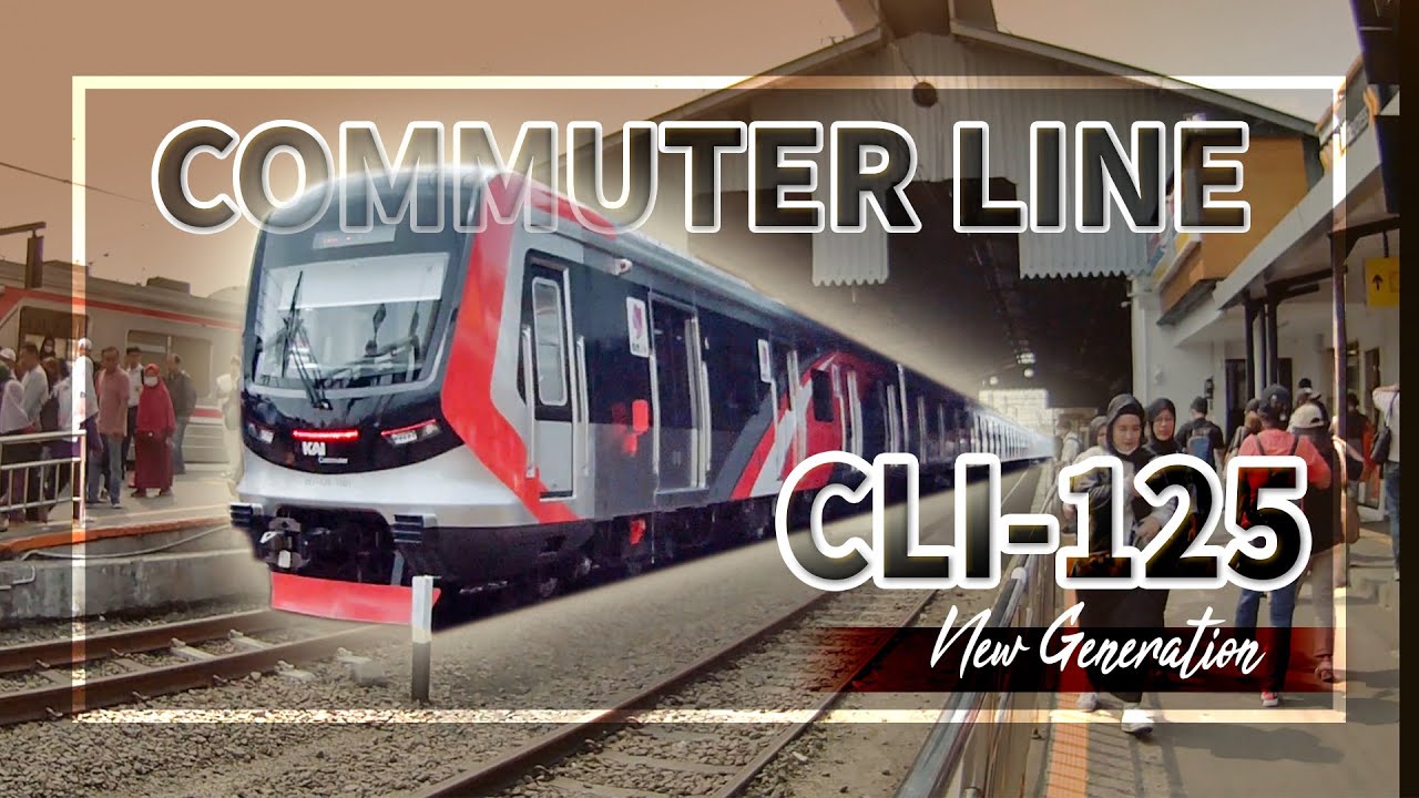 KEREN BANGET Naik Commuterline CLI 125 CRRC SFC 120V rute Jakarta Bogor Kereta KRL Nyaman dan Murah