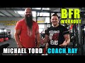 I didnt expect to survive Michael Todd armwrestling “back” workout
