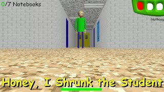 ENDING | Honey, I Shrunk the Student - Baldi's basics 1.3.2 decompiled mod