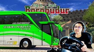 Bus Syakira Perdana Full Strobo Trip to Borobudur