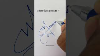 .Calligraphy Howto Sign Letter M Sign Satish Calligraphy