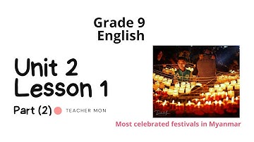 Grade 9 English, Unit 2, Lesson 1, Part 2