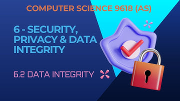 6.2 - Data Integrity - Computer Science 9618 (AS Level)