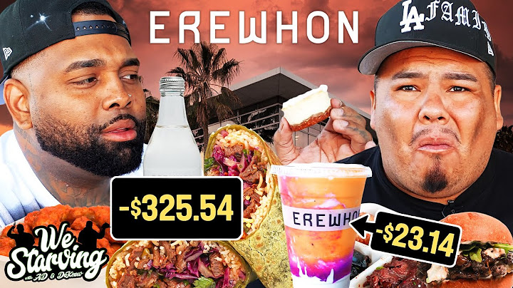 Eating At The MOST EXPENSIVE Grocery Store In LA | We Starving
