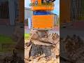 Why Professionals Never Use Standard Digging Tools Here #machines #engineering #satisfying #wood