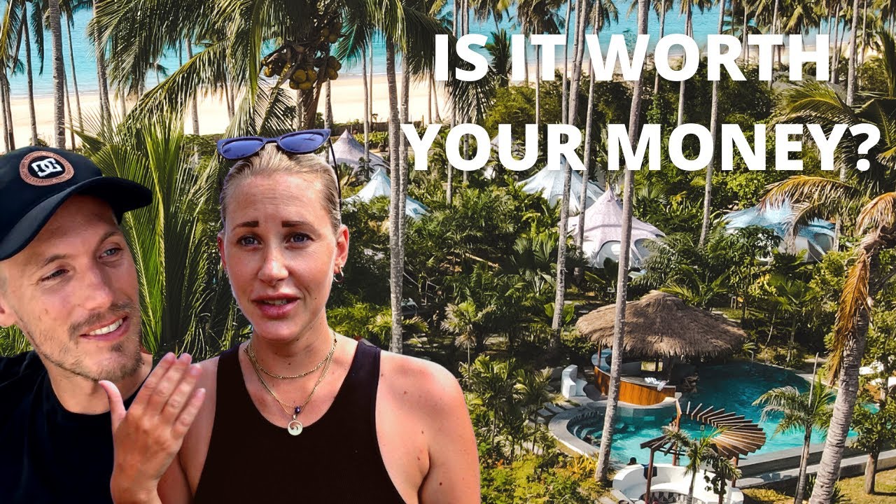 WE TRY LUXURY GLAMPING IN PHILIPPINES! Nacpan Beach + Turtle Release in El Nido (Vlog 15 - Palawan)