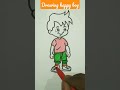 Drawing Happy Boy || #shorts