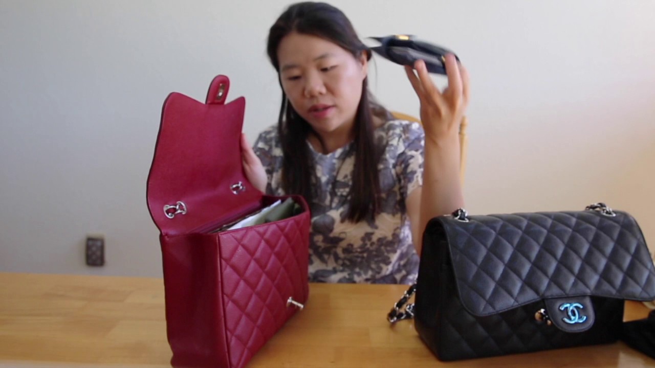 Chanel Jumbo: Double Flap vs. Single Flap comparison - YouTube