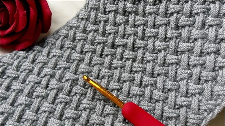 Simple Crochet Stitch 🌹Perfect Blanket Pattern 🥀