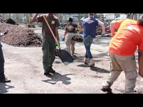 Community Composting - How to walk turn a windrow