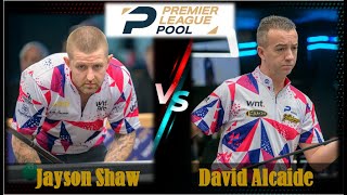 JAYSON SHAW VS DAVID ALCAIDE | PREMIER LEAGUE POOL 2024 #billiards #9ball #9ballpool