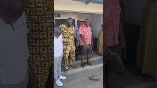 African American King in Ghana Pouring Spiritual Libations for Protection and Prosperity