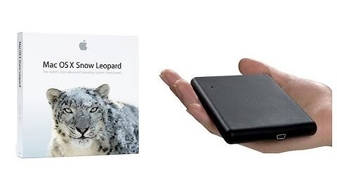 Snow Leopard from a External Hard Drive