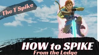 HOW TO SPIKE off the ledge! The T Spike tutorial