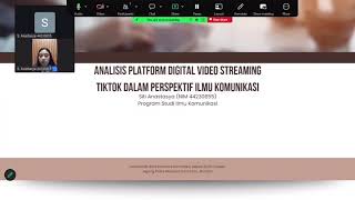 Analisis Platform Digital Video Streaming Tiktok dalam Perspektif Ilmu Komunikasi