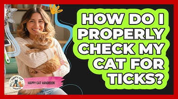 How Do I Properly Check My Cat For Ticks? - Happy Cat Handbook