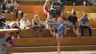 Laura Hahnl, Elena Engelhardt - Deutsche Jugendmeisterschaft 2018 - Gerätturnen Weiblich Ak14