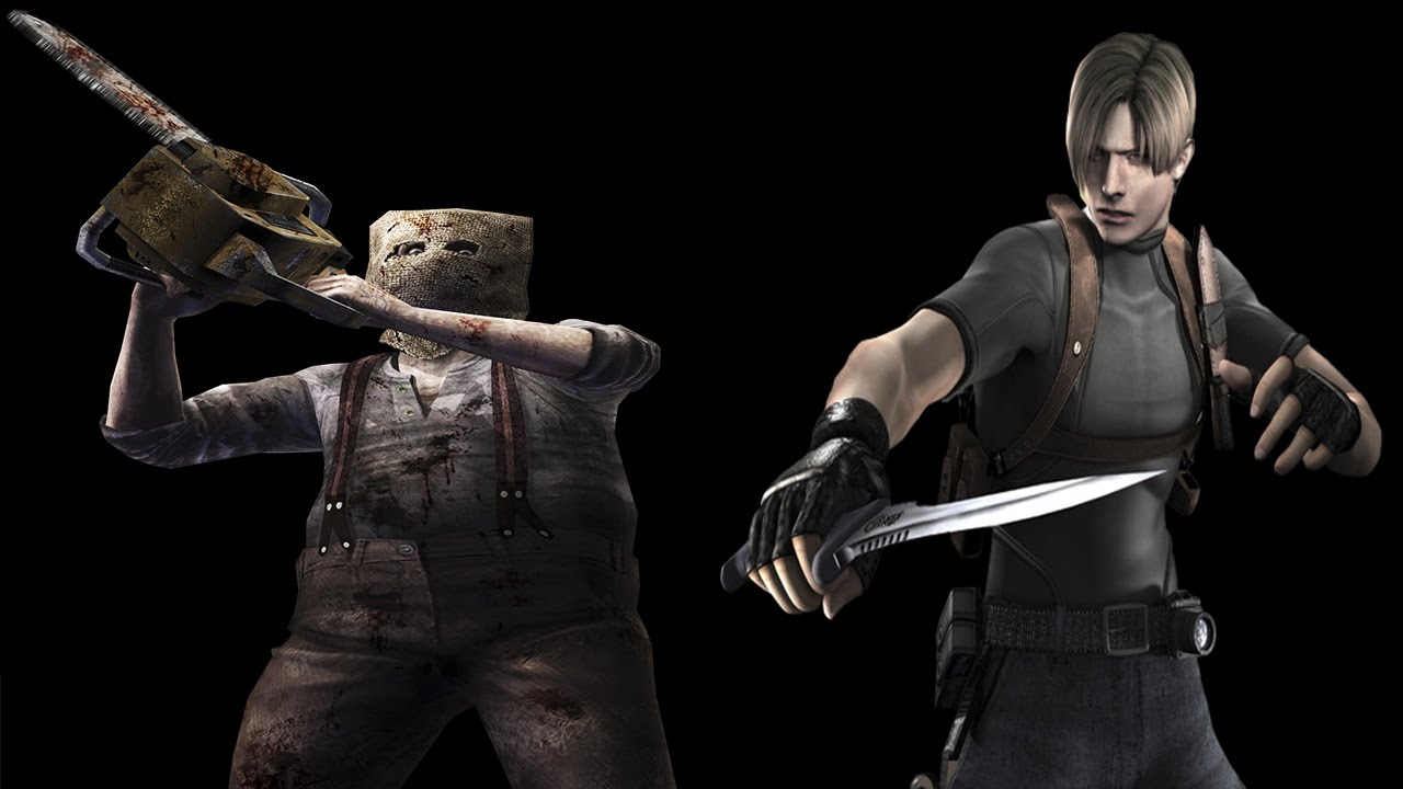 Игры резидент ивел 4 моды. Резидент эвил 4 бензопила. Resident Evil 4 доктор Сальвадор.