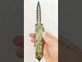 B38 spear point coating defence double edged automatic folded tactical pocket knife #otf #otfknife