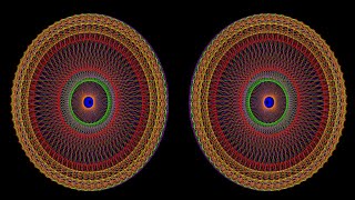 3D Mandala-A Symmetrical Morph With Rotation, Patterns 13-14-13