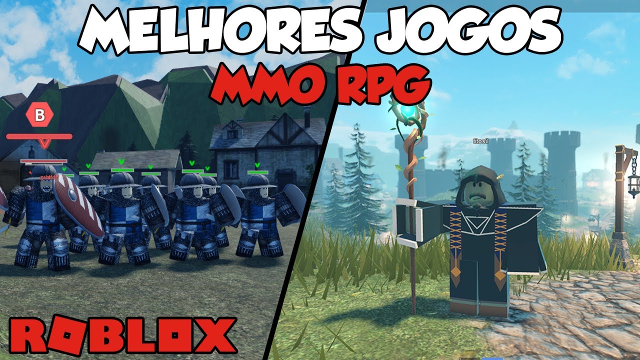 LENDÁRIOS! TOP 10 MELHORES JOGOS de RPG do ROBLOX! 