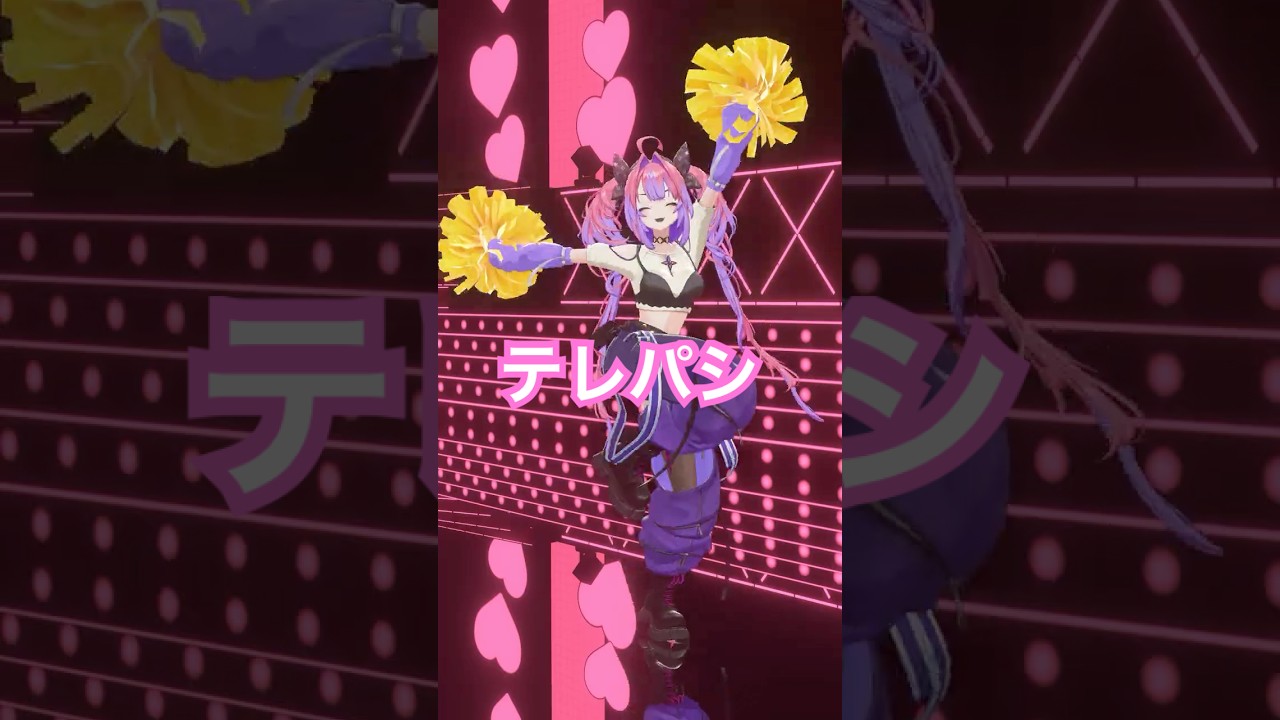 テレパシポンポンダンス踊ってみた！🎀【#綺々羅々ヴィヴィ】#vtuber #hololive#dance