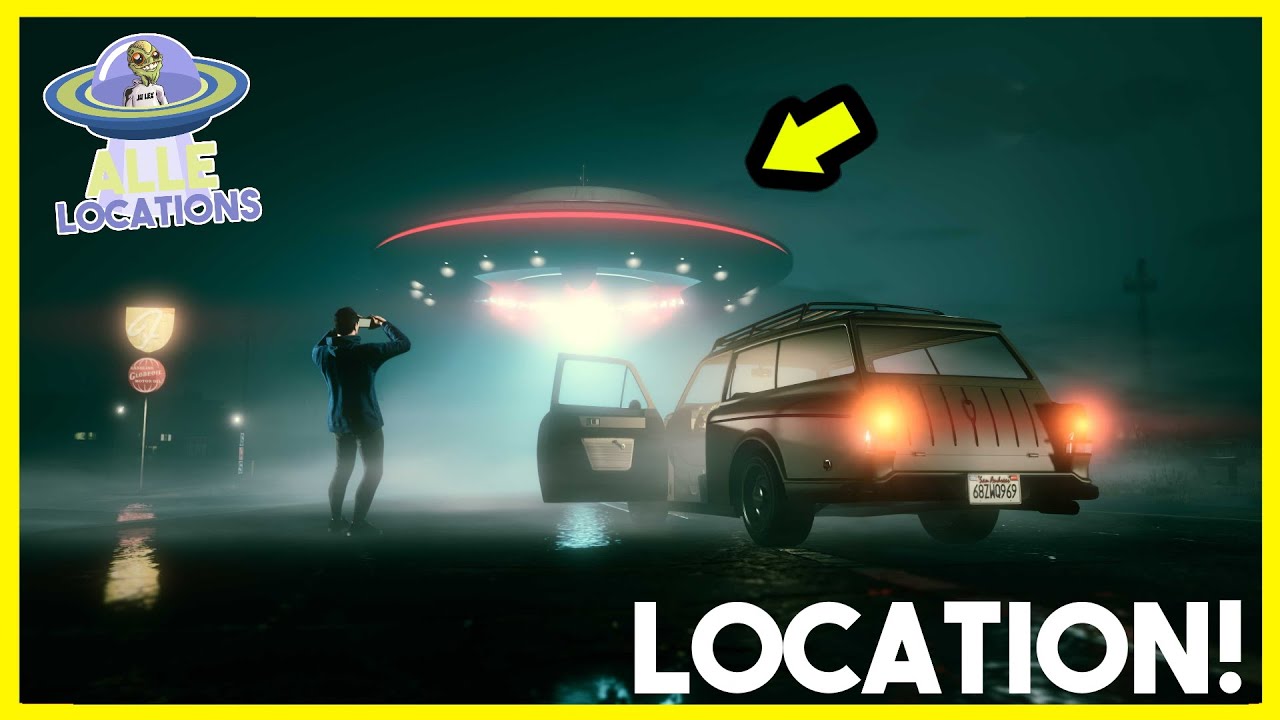 🛸 NEUE UFO LOCATION von HEUTE in GTA ONLINE (5) 🛸