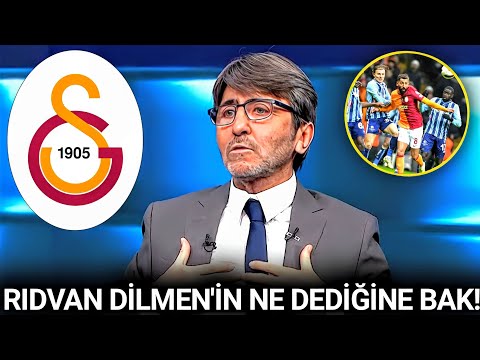 PATLAMA! GALATASARAY'IN ADANA DEMİRSPOR'U YENMESİNİN ARDINDAN RIDVAN DİLMEN'İN SÖYLEDİĞİ ŞEYİ GÖR!