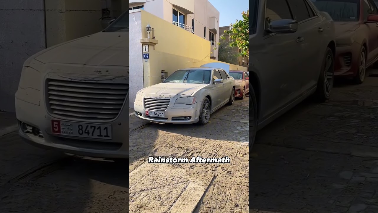 Aftermath of heavy rain in Dubai and Sharjah 