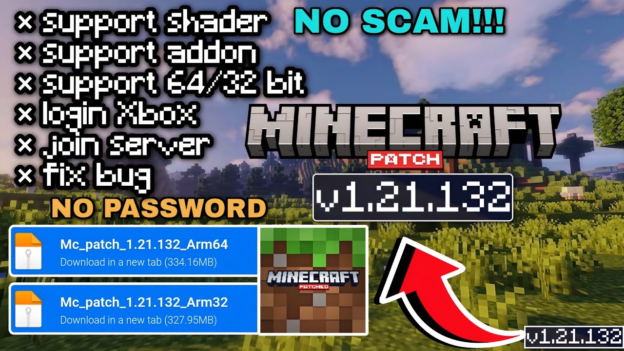 NEW UPDATE || MCPE PATCH 1.21.132‼️|| FIX BUG & RINGAN || MINECRAFT ...