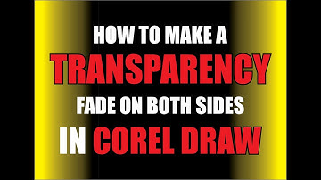 How To Use Transparency Tool On Both Sides In Corel DRAW | #workout #boxing #howto #code #trending