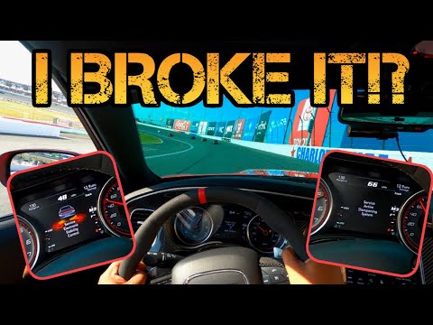 I TOOK MY WIDEBODY SCAT PACK TO THE TRACK...AND IT BROKE!?