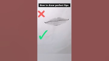 How to draw perfect lips ?#shorts #art #tutorial #lips