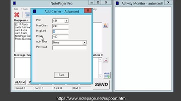 How to Configure NotePager Pro
