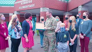 KES Veterans Day Flag Presentation