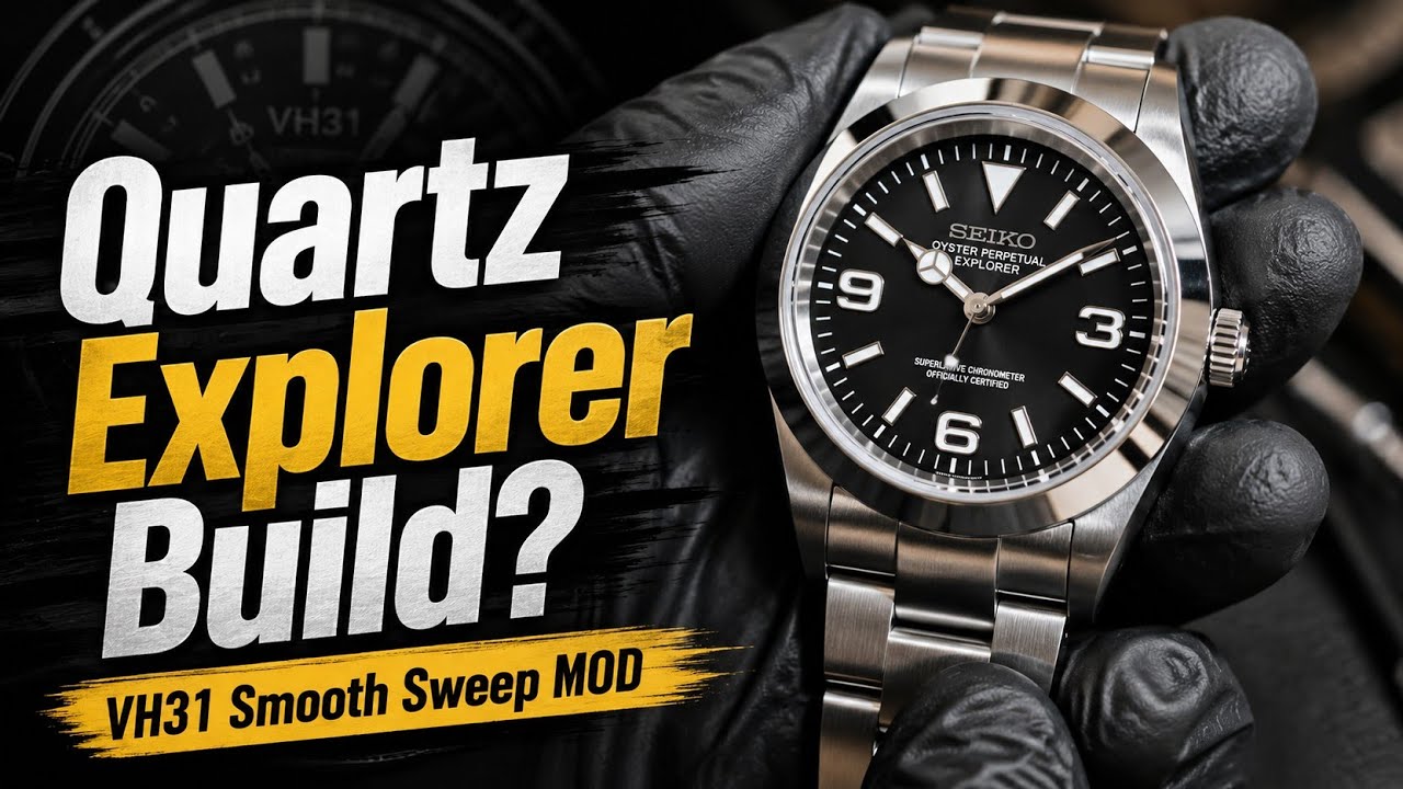 Quartz ROLEX Explorer Build? | VH31 Smooth Sweep MOD - YouTube