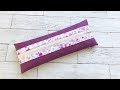 フェイクレザーのペンケース★作り方★けーことん