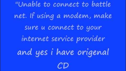 diablo 2 battle net modem problem