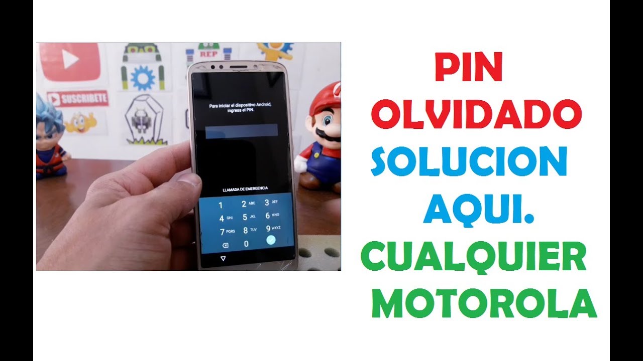 para iniciar el dispositivo android ingresa el pin motorola moto e5