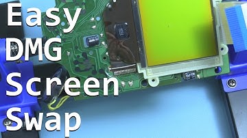 Easy Game Boy DMG LCD Screen Swap  - No longer impossible