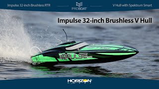 Pro Boat Impulse 32-inch BL V Hull with SMART, RTR