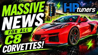 MASSIVE UPDATE FOR ALL C8 CORVETTES! HP Tuners releases C8 DCT transmission tuning!