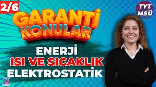 TYT FİZİK - GARANTİ KONULAR FKB KAMPI - 2.GÜN/6 GÜNDE - 9.Sınıf 2. Dönem Fizik Konuları